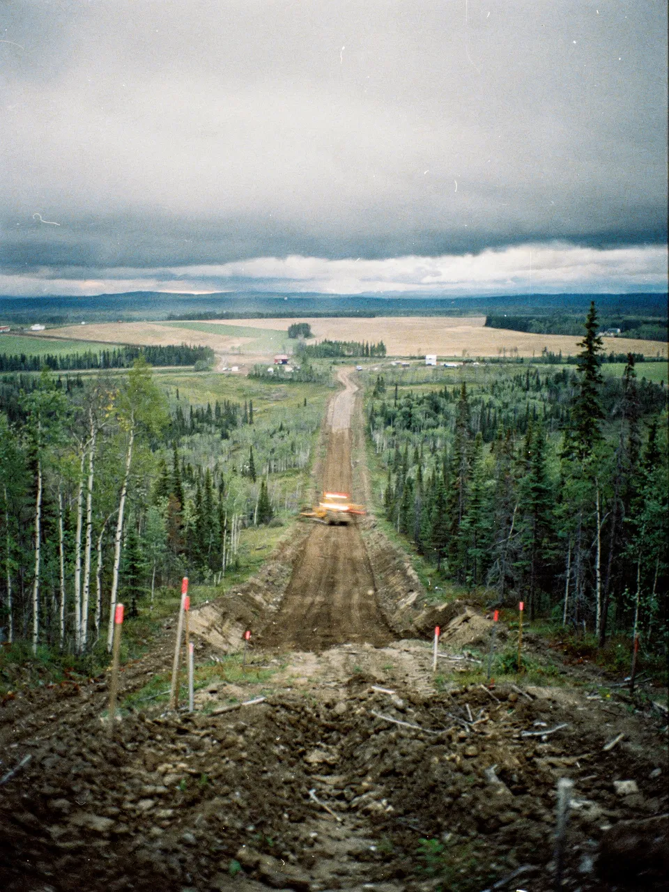 Excavation and earthworks at a northern lease site